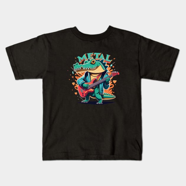 Metal Kids T-Shirt by Ridzdesign